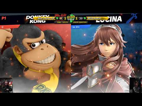 The Cheese League R6 - SSBU - Q (Inkling/Donkey Kong) vs BLU (Lucina) - Losers Quarters