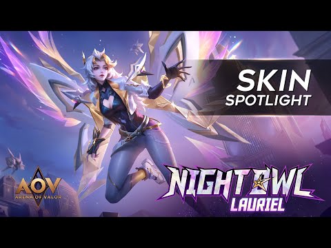 Lauriel Night Owl Skin Spotlight - Garena AOV (Arena of Valor)