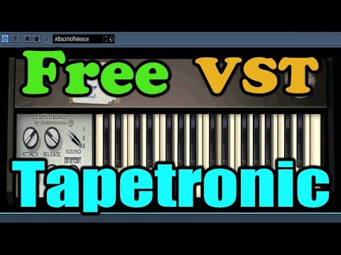 Tapetronic || Free VST Plugin || Mellotron emulation
