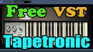 Video thumbnail for Tapetronic || Free VST Plugin || Mellotron emulation by Free VST Plugins