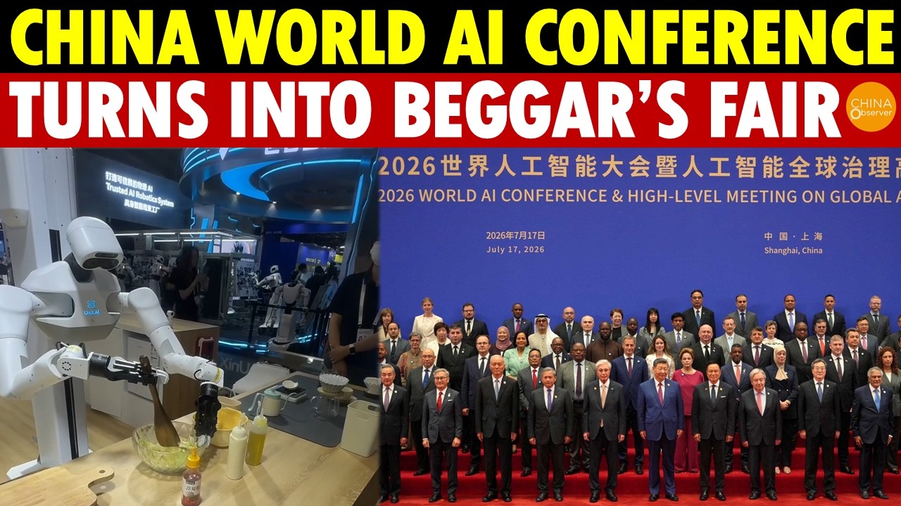 China World AI Conference Mocked: No Western Nations Attend, Turns Into A “Beggar’s Fair”