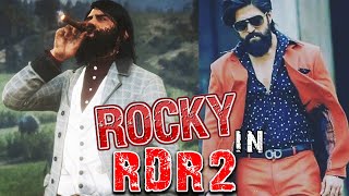 ROCKY BHAI KGF 2 MASS SCENES FROM RDR ONLINE | A BIT-BEAST