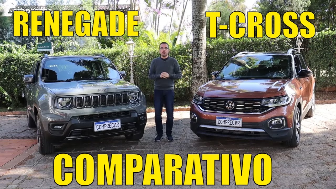 Comparativo: Jeep Renegade S x Volkswagen T-Cross Highline