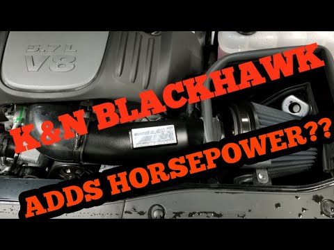 K&N BLACKHAWK Cold Air Intake install on Dodge Charger R/T 5.7 hemi