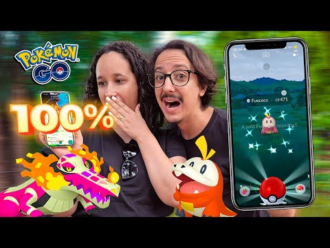 NÃO ACREDITO que pegamos o 100% MAIS RARO no Dia da Comunidade do Fuecoco • Shiny no Pokémon GO