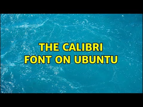 TÉLÉCHARGER POLICE CALIBRI UBUNTU CALIBRI TÉLÉCHARGER UBUNTU POLICE