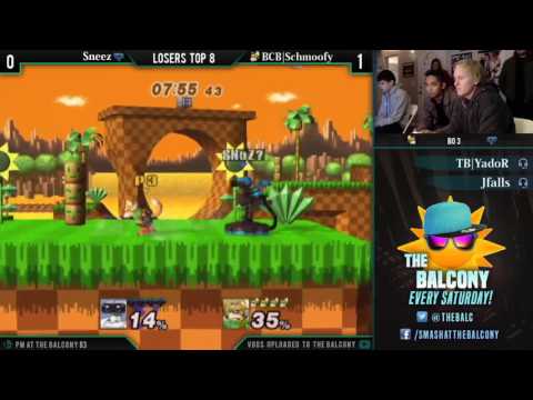 PM @ the Balcony 83 - Losers Top 8 ft. BCB|Schmoofy (Fox, Falcon) VS Sneez (R.O.B.)