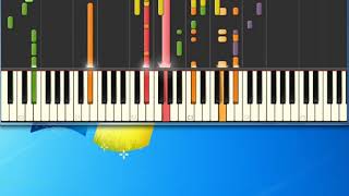 Boney M    Hold On I&#39;M Coming [Synthesia Piano] [Piano Tutorial Synthesia]