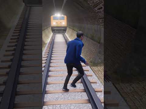How To Survive In A Subway Tunnel 😵‍💫 ( 3D Animation in Hindi ) #shorts