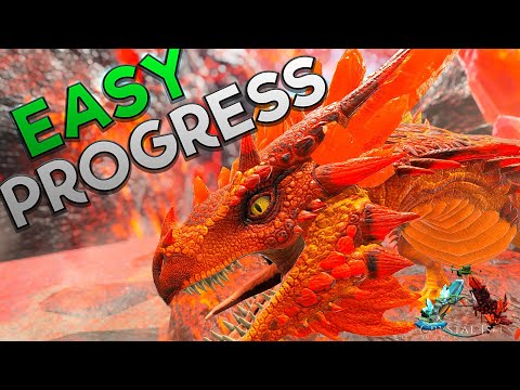 Getting Heavies & Crystal Wyvern DAY 1 - ARK Official PVP