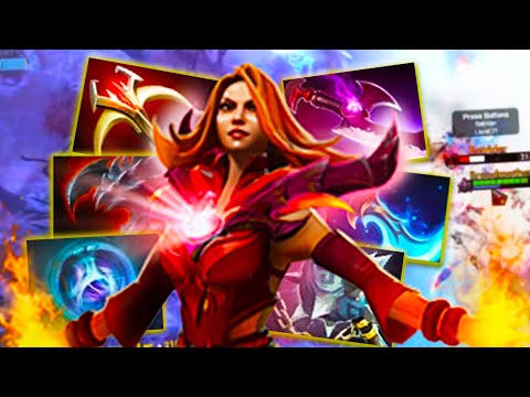 LINA CARRY IS INSANE - Full 6 Slotted Game