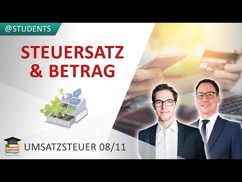 Tax rate of 19% vs. 7% (Section 12 UStG) | Sales Tax 8/11