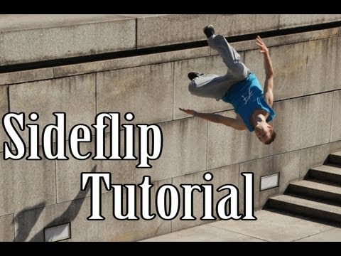 Sideflip Tutorial - Parkour / Freerunning ( deutsch / german )
