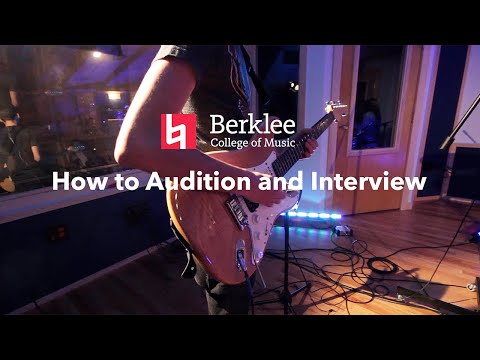 How to Audition and Interview