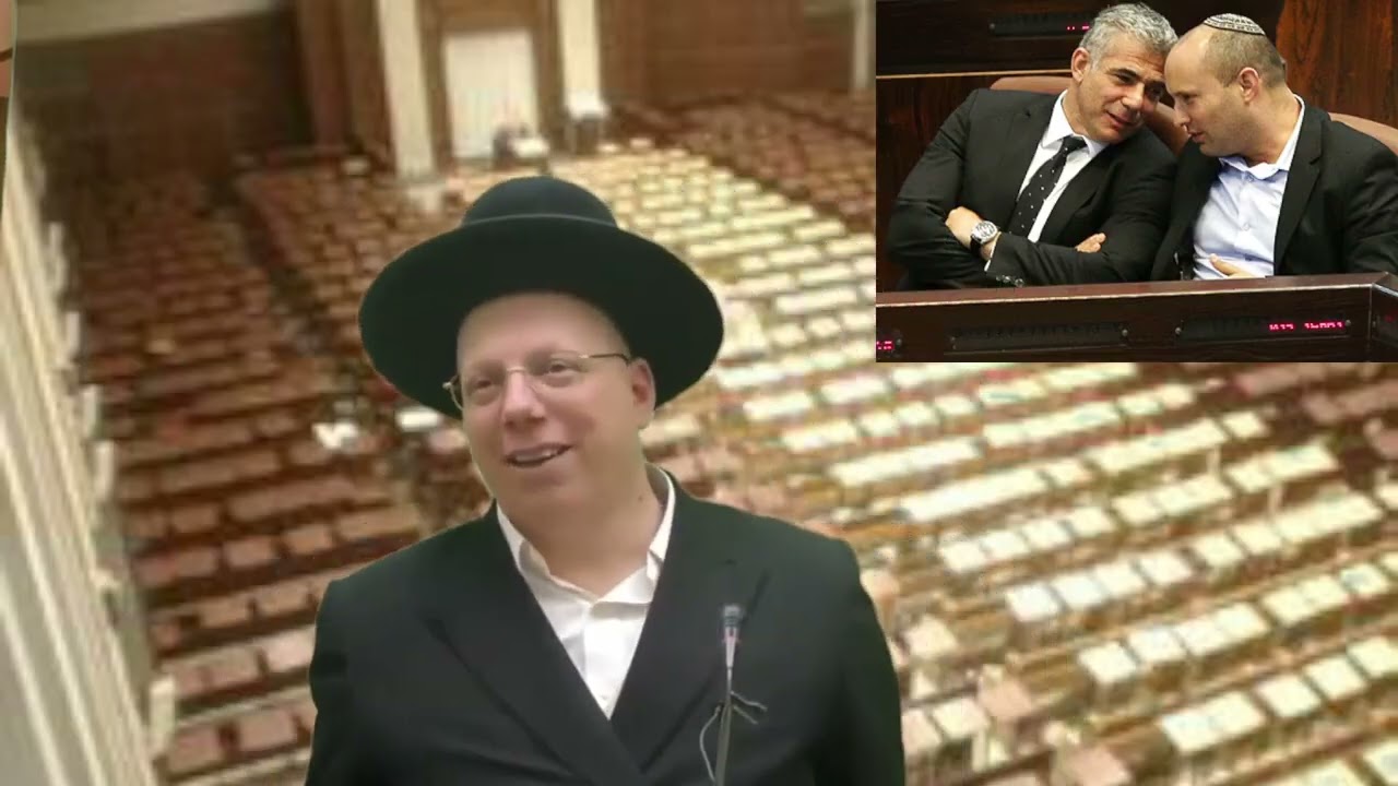 הרב ליאור גלזר לפיד ובנט לוטשים עינים קורע מצחוק