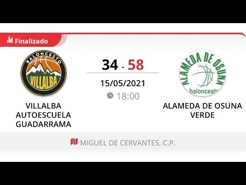 Junior masc C VILLALBA AUTOESCUELA GUADARRAMA - ALAMEDA DE OSUNA