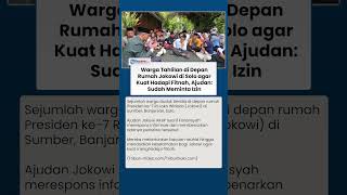 Download lagu Viral Tahlilan Warga di Depan Rumah Jokowi, Ajudan Buka Suara Sudah Mengirim Izin Sebelumnya mp3