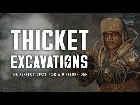 Something's Fishy at Thicket Excavations - A Perfect Spot for a Mirelurk Den - Fallout 4 Lore