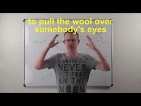 Learn English: Daily Easy English 0830: to pull the wool over someone’s eyes