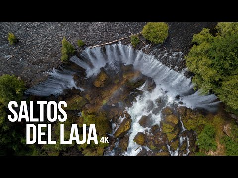 Drone SALTOS DEL LAJA, CHILE- Earth From Above 4k