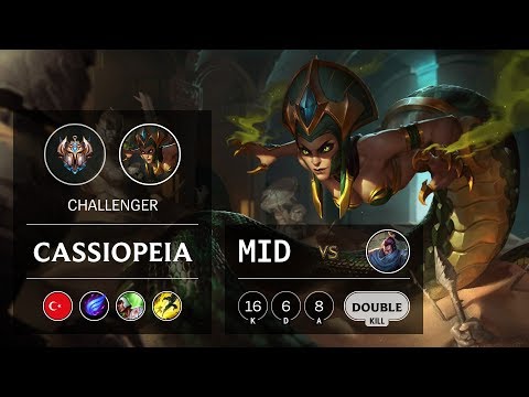 Cassiopeia Mid vs Yasuo - TR Challenger Patch 9.24