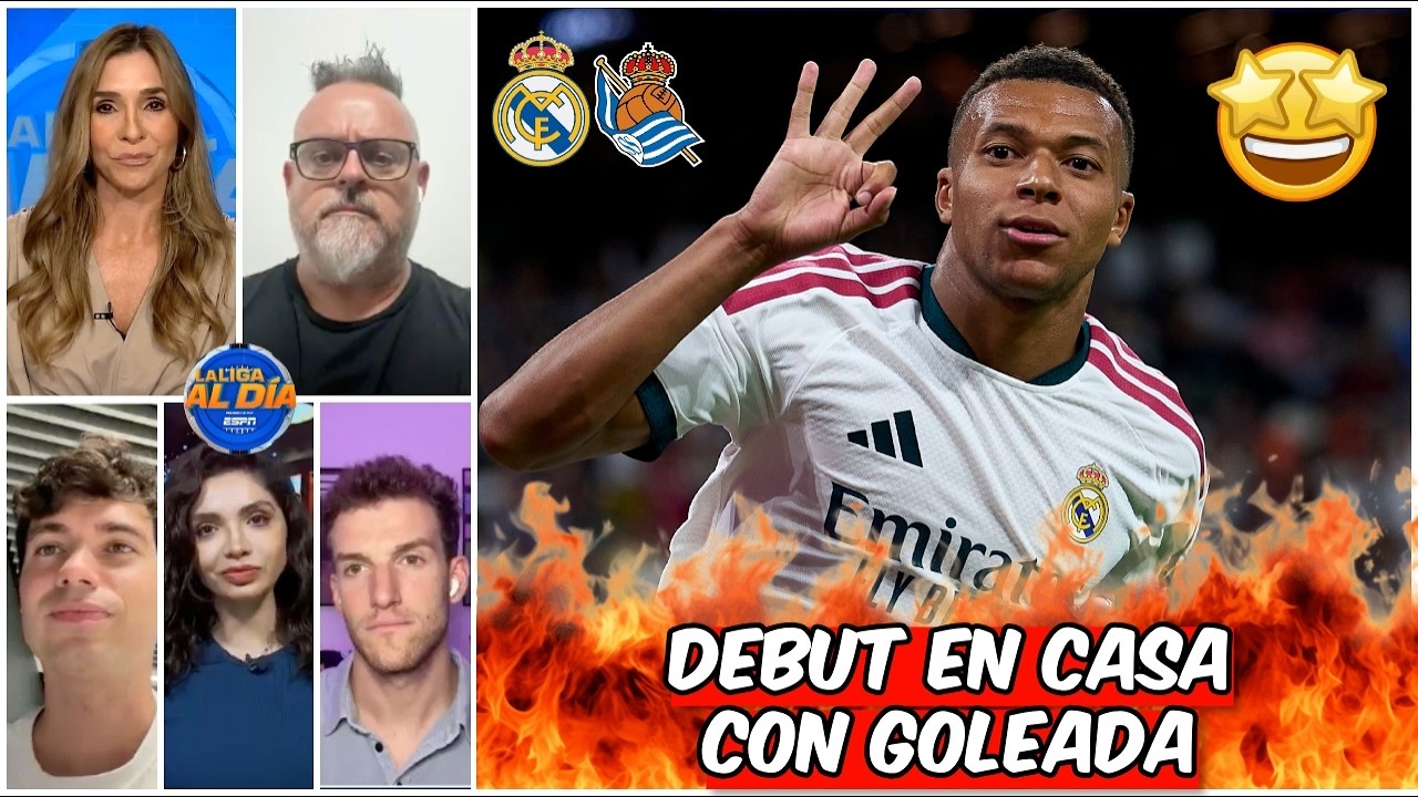 REAL MADRID DESTROZÓ a la REAL SOCIEDAD en CASA con un HAT-TRICK de KYLIAN MBAPPÉ | La Liga Al Día