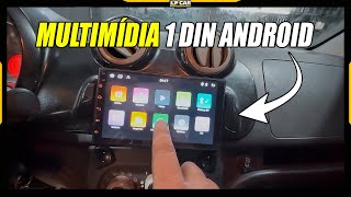 Instalando  Multimídia 1 Din na Uno Vivace - ANDROID & ALARME