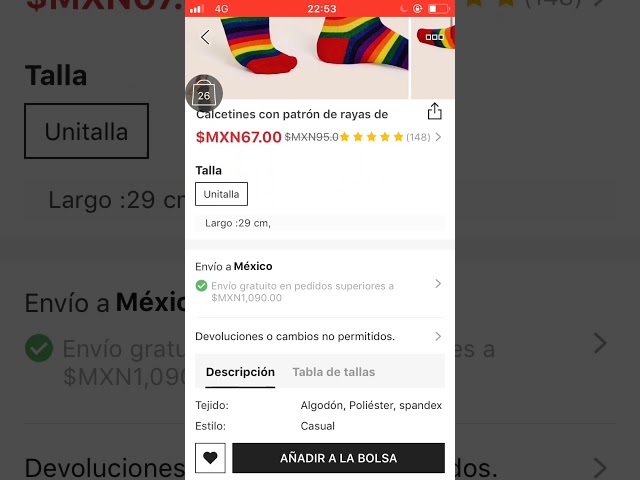 Vídeo relacionado con Feelorna 1 par de calcetines hasta la rodilla para mujer, suaves y largas, para cosplay, uso diario, Rayas del arco iris., Talla única