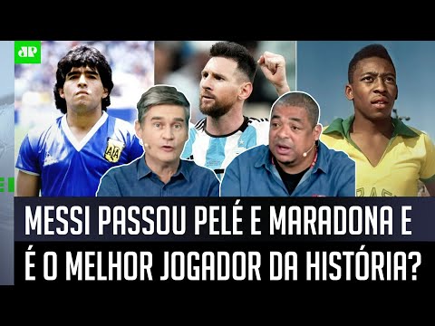"É INJUSTO! O Messi tem UMA VANTAGEM contra Pelé e Maradona que é..." OLHA esse DEBATE POLÊMICO!