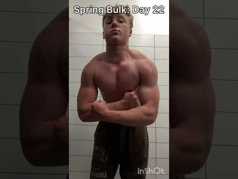 Spring Bulk: Day 22 #motivation #dailyinspiration #hattie #aesthetic #dailymotivation #bulk