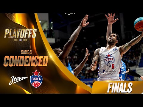 Zenit vs CSKA Condensed Game Finals Game 5 | Season 2024-25