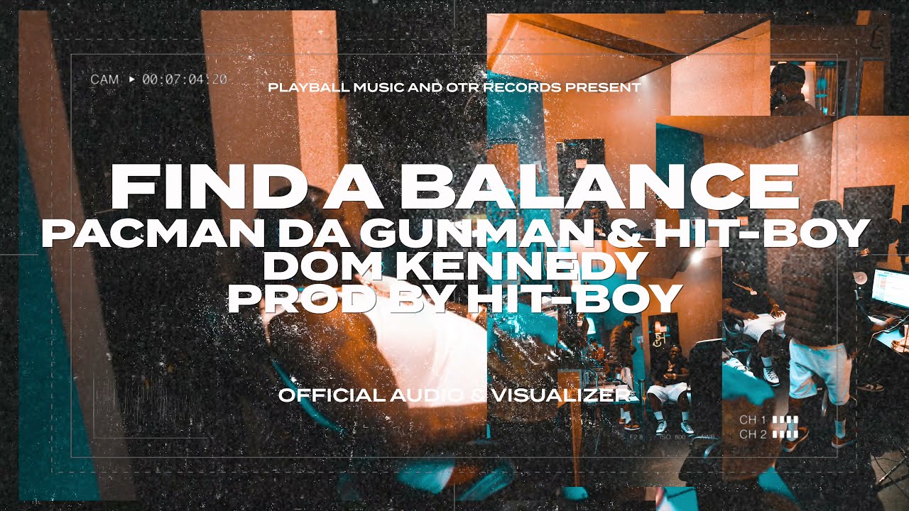 Pacman Da Gunman & Hit-Boy ft Dom Kennedy– “Find A Balance”