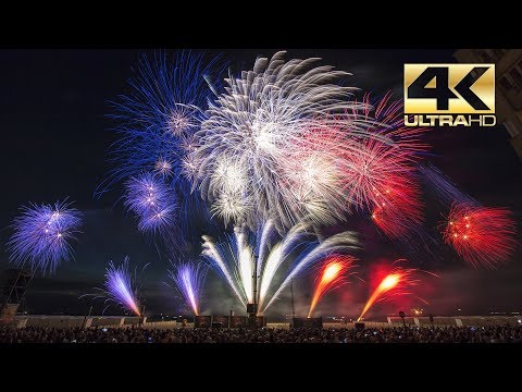 ⁽⁴ᴷ⁾ Int. Fireworks Festival Knokke-Heist 2018: Fantasias - France - vuurwerk Feu d'artifice