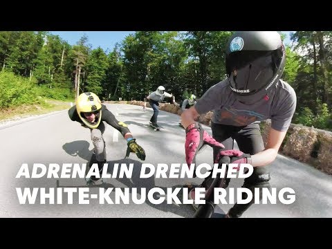 Red Bull No Paws Down or Downhill Longboarding at Full Speed.