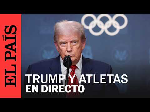 DIRECTO | DONALD TRUMP recibe a ATLETAS OLÍMPICOS en la CASA BLANCA | EL PAÍS