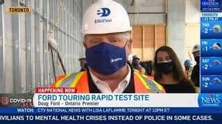 Ontario Premier Doug Ford Site Visit - Waterfront Innovation Centre Project