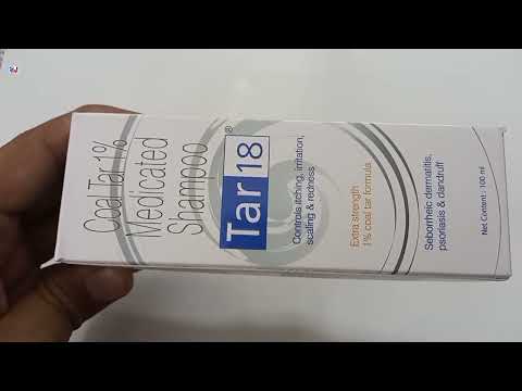 Tar 18 Shampoo | Coal Tar 1% Medicated Shampoo Uses | Tar 18 Shampoo Uses Benefits Review Hindi