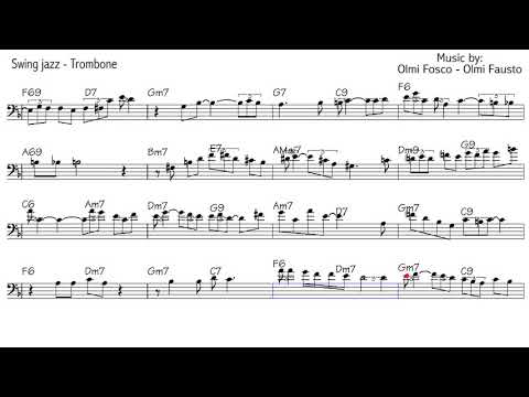 Trombone jazz Improvisation lesson - Beginner Level - "The Black Trombone" - instrumental