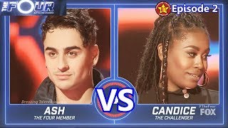 The Four  Candice Boyd vs Ash Minor with Results &amp;Comments The Four Episode 2