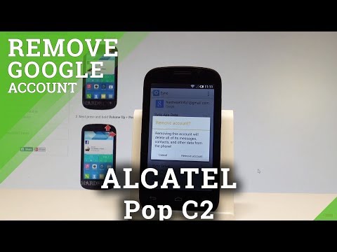 How to Remove Google Account ALCATEL Pop C2 - Sing Out Google Account |HardReset.Info