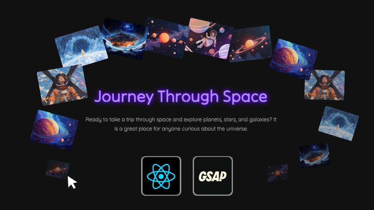 React + GSAP Cursor Animation | Image Trail on Mouse Move #gsap #reactjs
