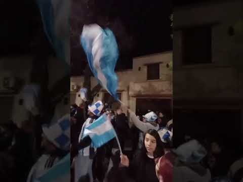 Gano Argentina 🇦🇷 Festejos en Arrecifes, BS.AS...