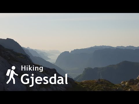 Hiking in Gjesdal, Norway