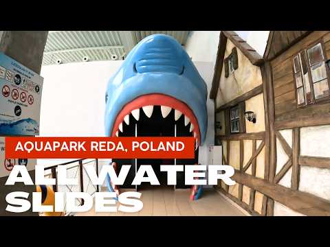 All Waterslides at Aquapark Reda, Poland