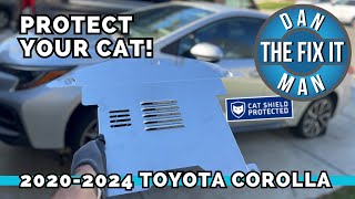 2020 - 2024 Toyota Corolla - STOP CATALYTIC CONVERTER THEFT! MillerCAT CAT SHIELD Protect your Cat!