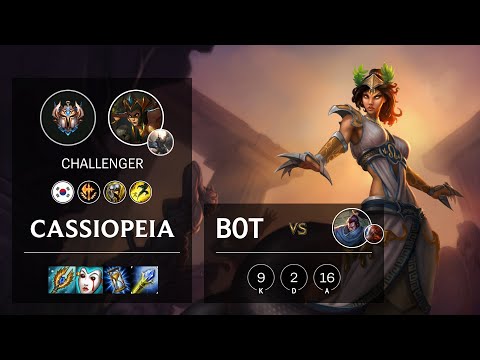 Cassiopeia Bot vs Yasuo - KR Challenger Patch 10.16