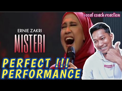 ERNIE ZAKRI - MYSTERY | SHOWCASE LEJEN RIA | INDO SINGER REACTION
