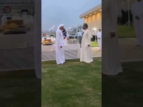 Sheikh Hamdan Meets Father Sheikh Muhammad Bin Rashid #shorts #ytshort #dubaiprince #sheikhhamdan