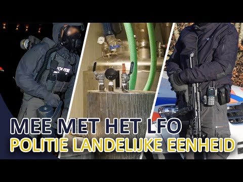 Politie | Inval in drugslab | Mee met het team LFO / Landelijke Faciliteit Ontmantelen