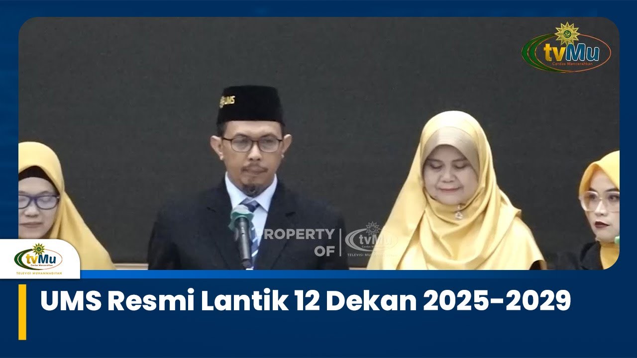 Rektor UMS Lantik Jajaran Dekan Periode 2025-2029